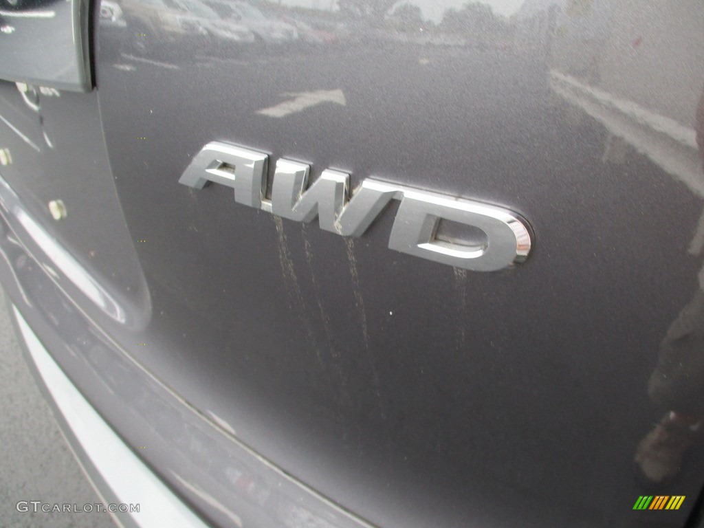 2015 CR-V LX AWD - Modern Steel Metallic / Gray photo #6