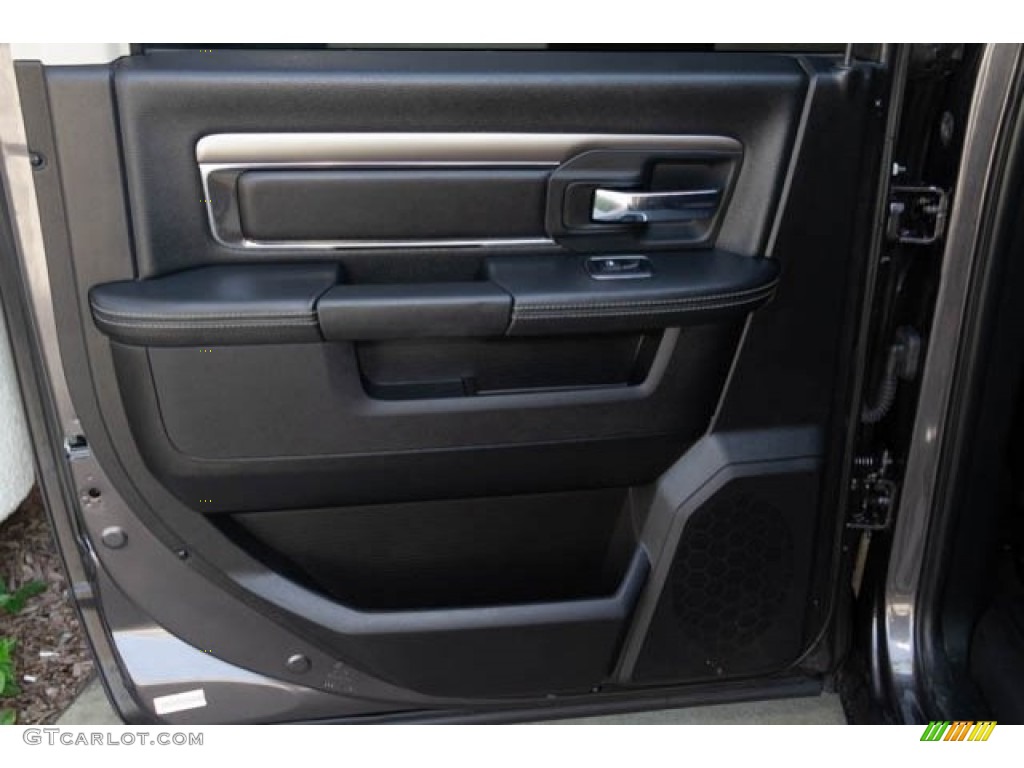 2018 1500 Night Crew Cab 4x4 - Granite Crystal Metallic / Black photo #33