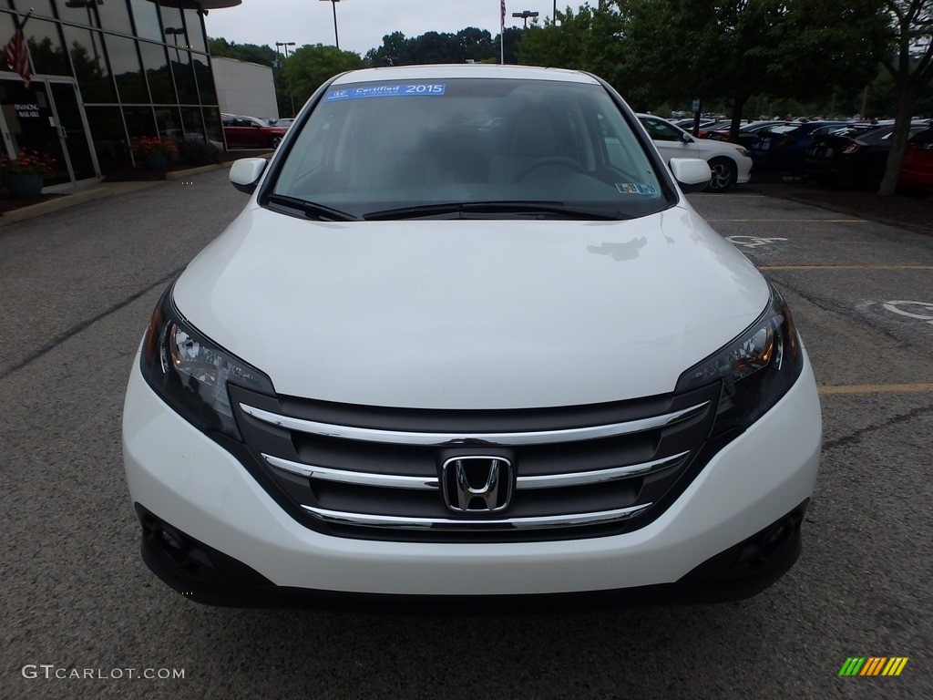 2014 CR-V EX AWD - White Diamond Pearl / Beige photo #9