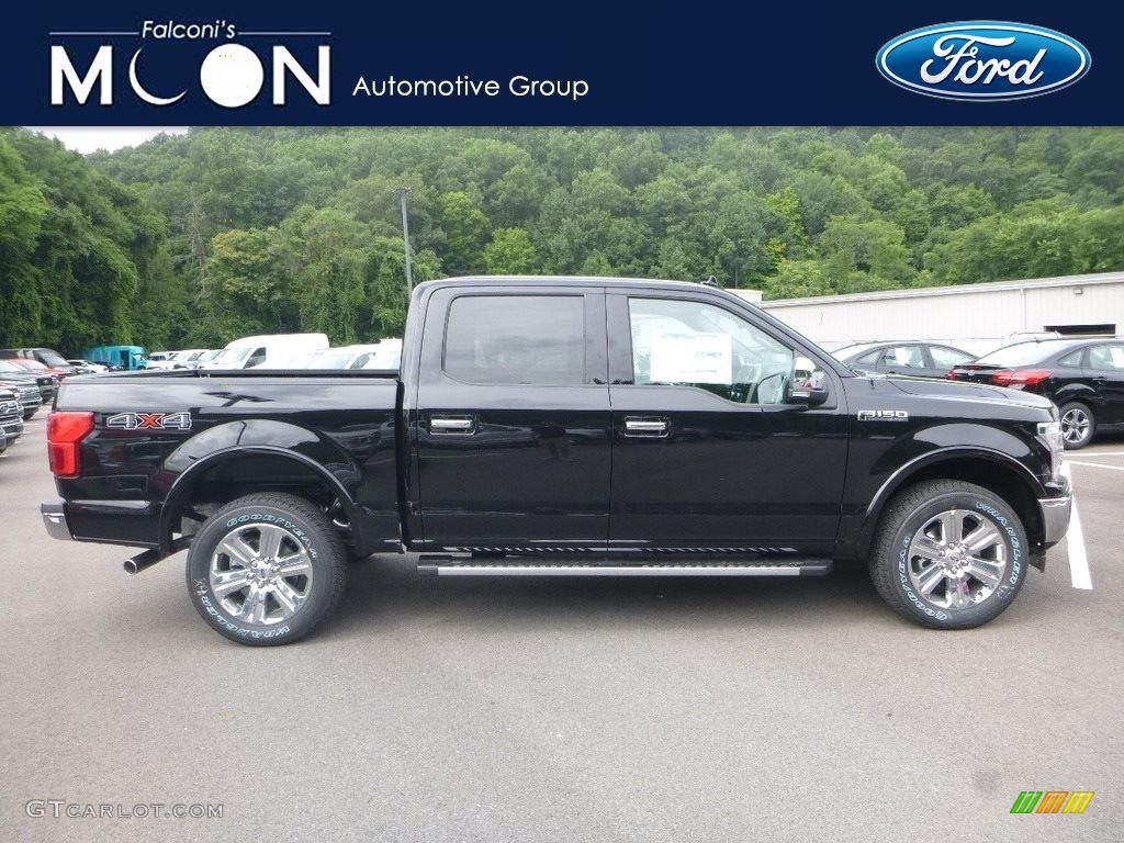 2018 F150 Lariat SuperCrew 4x4 - Shadow Black / Black photo #1