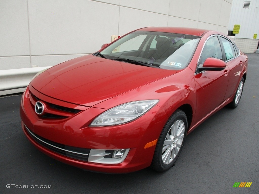 2010 MAZDA6 i Touring Sedan - Sangria Red Mica / Black photo #9