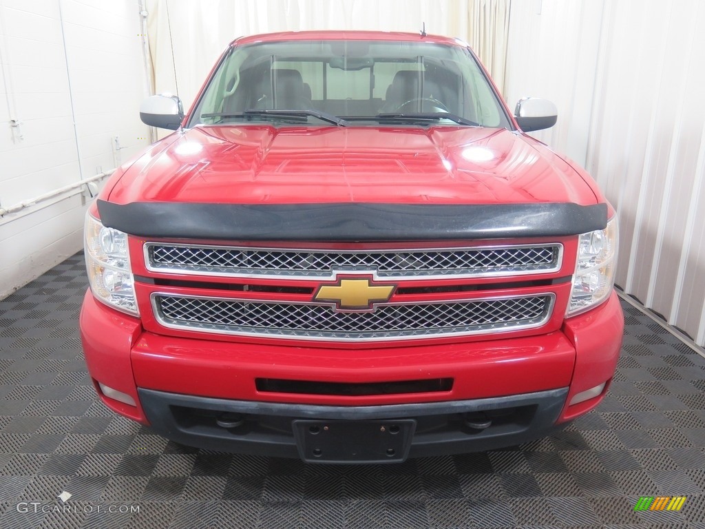 2013 Silverado 1500 LTZ Extended Cab 4x4 - Victory Red / Light Titanium/Dark Titanium photo #3