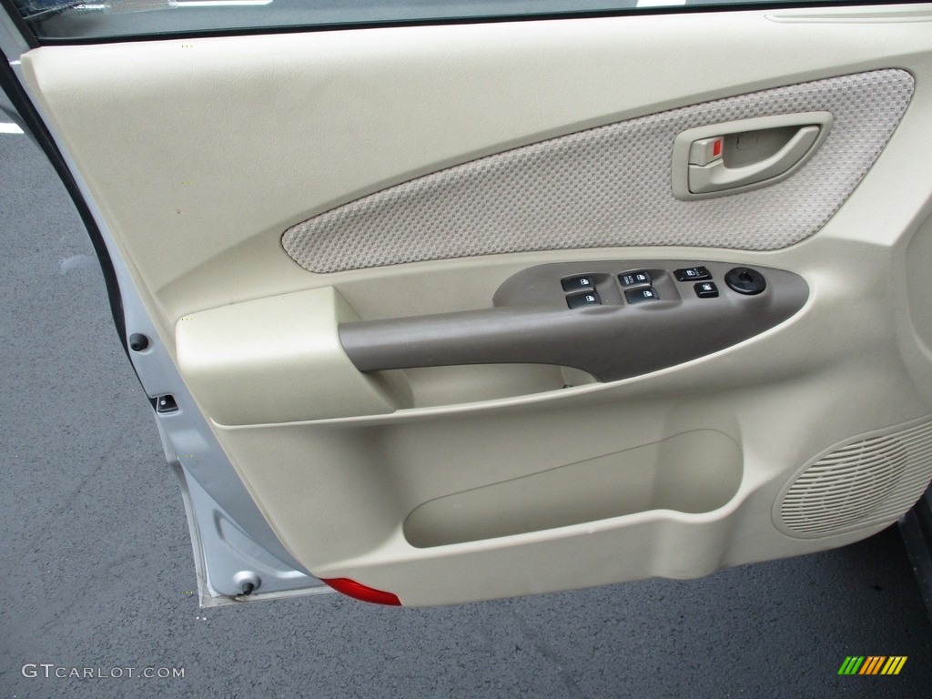 2008 Tucson SE 4WD - Platinum Silver / Beige photo #10