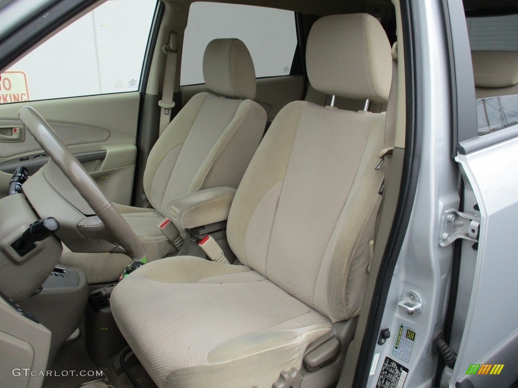 2008 Tucson SE 4WD - Platinum Silver / Beige photo #11