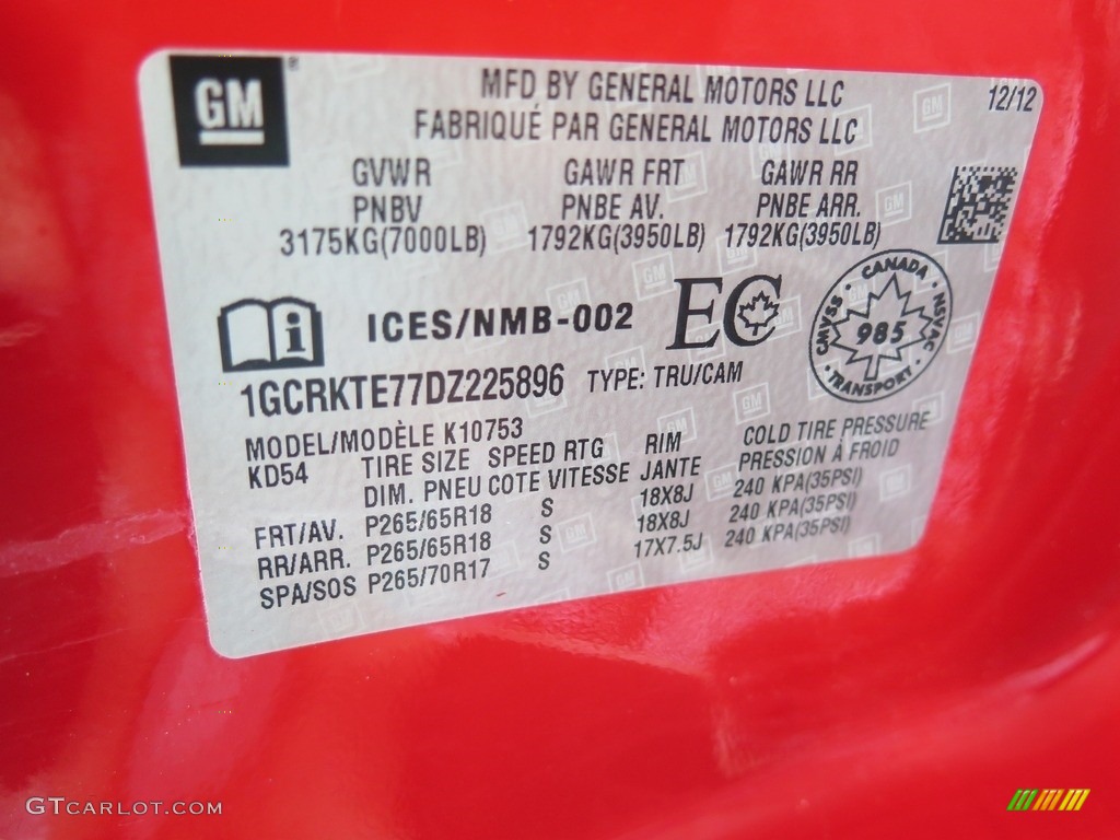 2013 Silverado 1500 LTZ Extended Cab 4x4 - Victory Red / Light Titanium/Dark Titanium photo #36