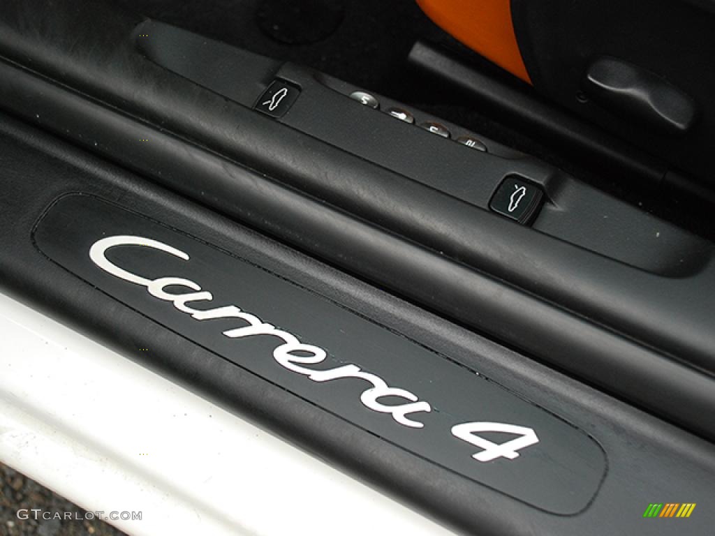 2003 911 Carrera 4 Cabriolet - Carrara White / Natural Brown photo #18