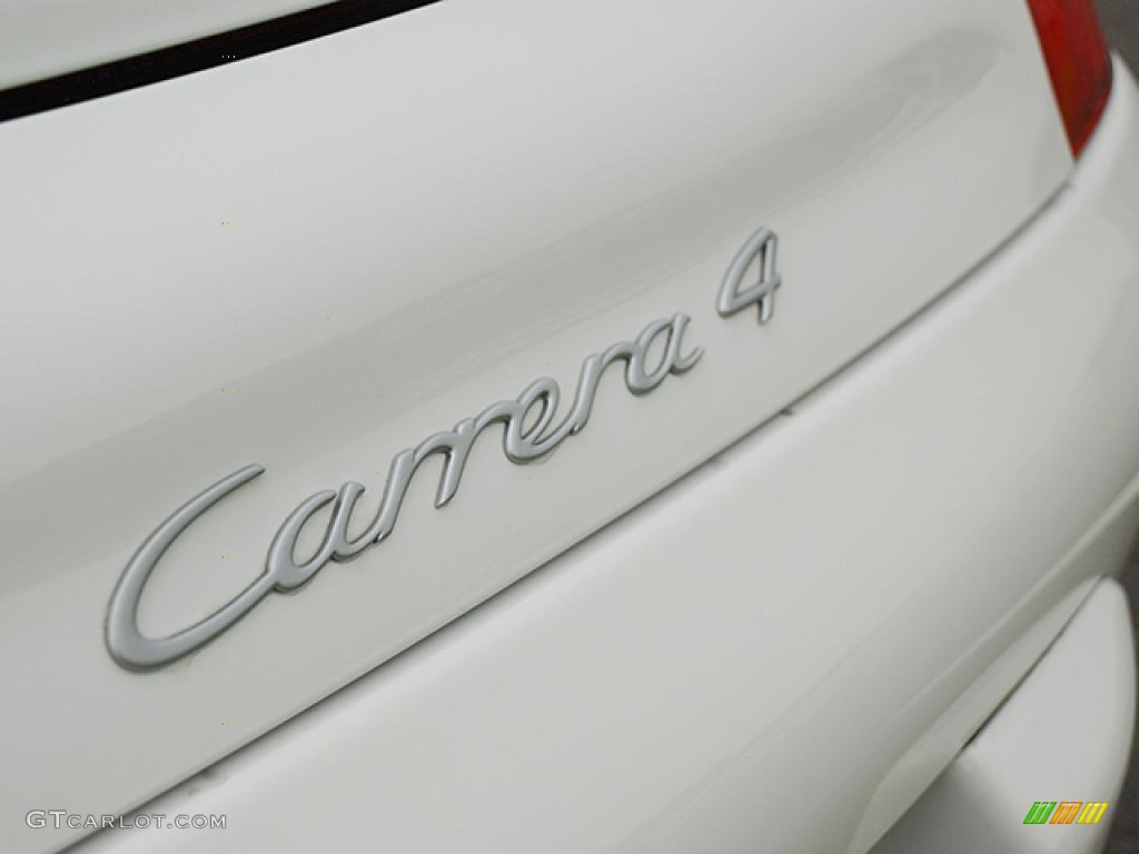 2003 911 Carrera 4 Cabriolet - Carrara White / Natural Brown photo #22
