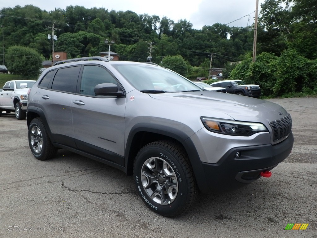 Billet Silver Metallic 2019 Jeep Cherokee Trailhawk 4x4 Exterior Photo #128630505