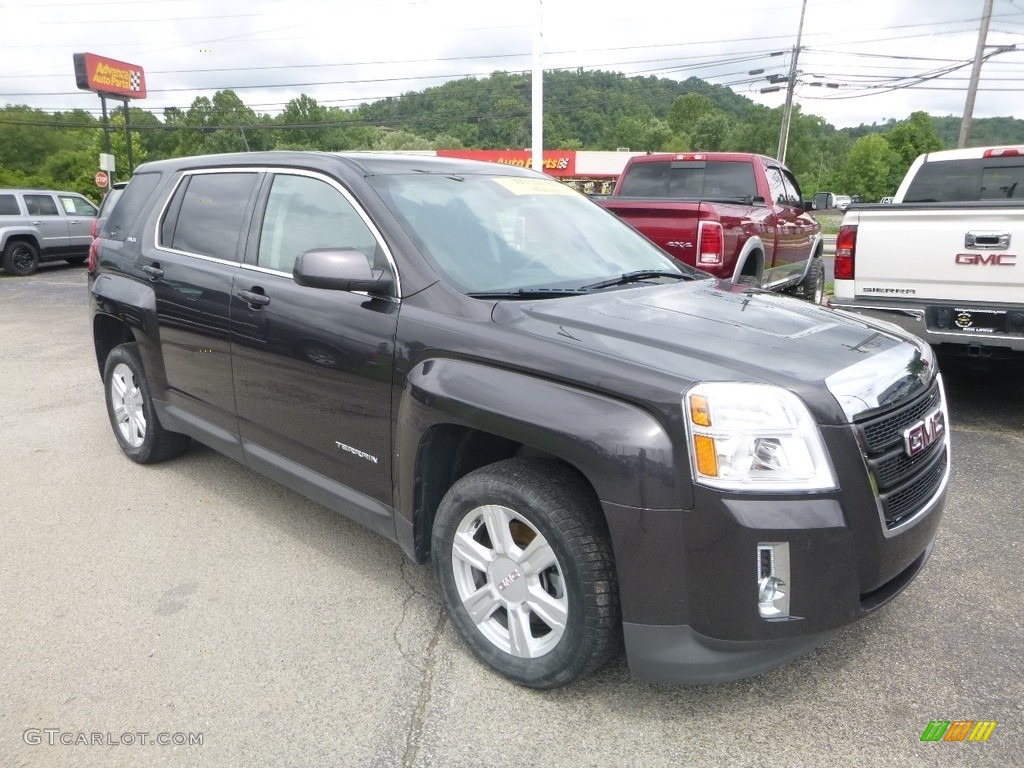 2014 Terrain SLE AWD - Carbon Black Metallic / Jet Black photo #7