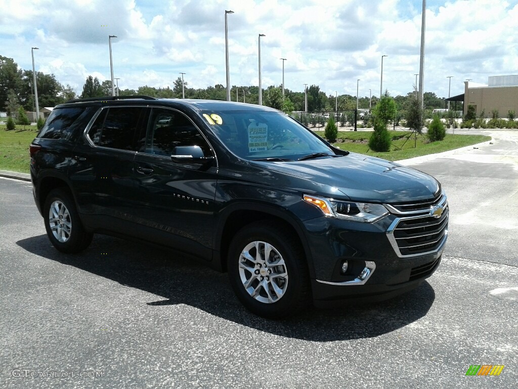 2019 Traverse LT - Graphite Metallic / Jet Black photo #7