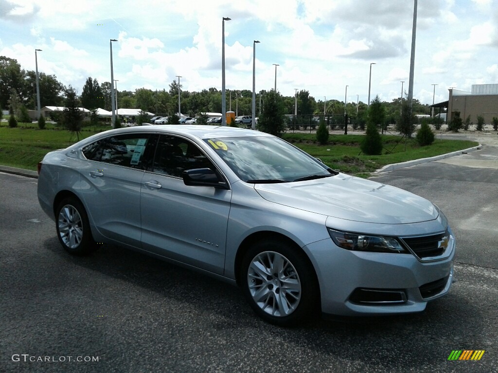 2019 Impala LS - Silver Ice Metallic / Jet Black/­Dark Titanium photo #7