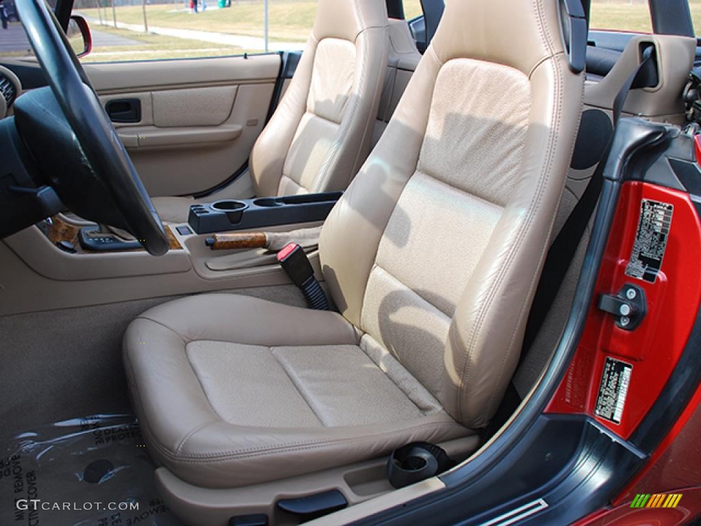 2001 Z3 2.5i Roadster - Siena Red Metallic / Beige photo #5