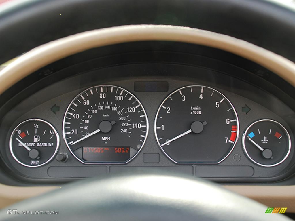 2001 Z3 2.5i Roadster - Siena Red Metallic / Beige photo #9