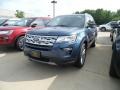 2018 Blue Metallic Ford Explorer XLT 4WD  photo #1