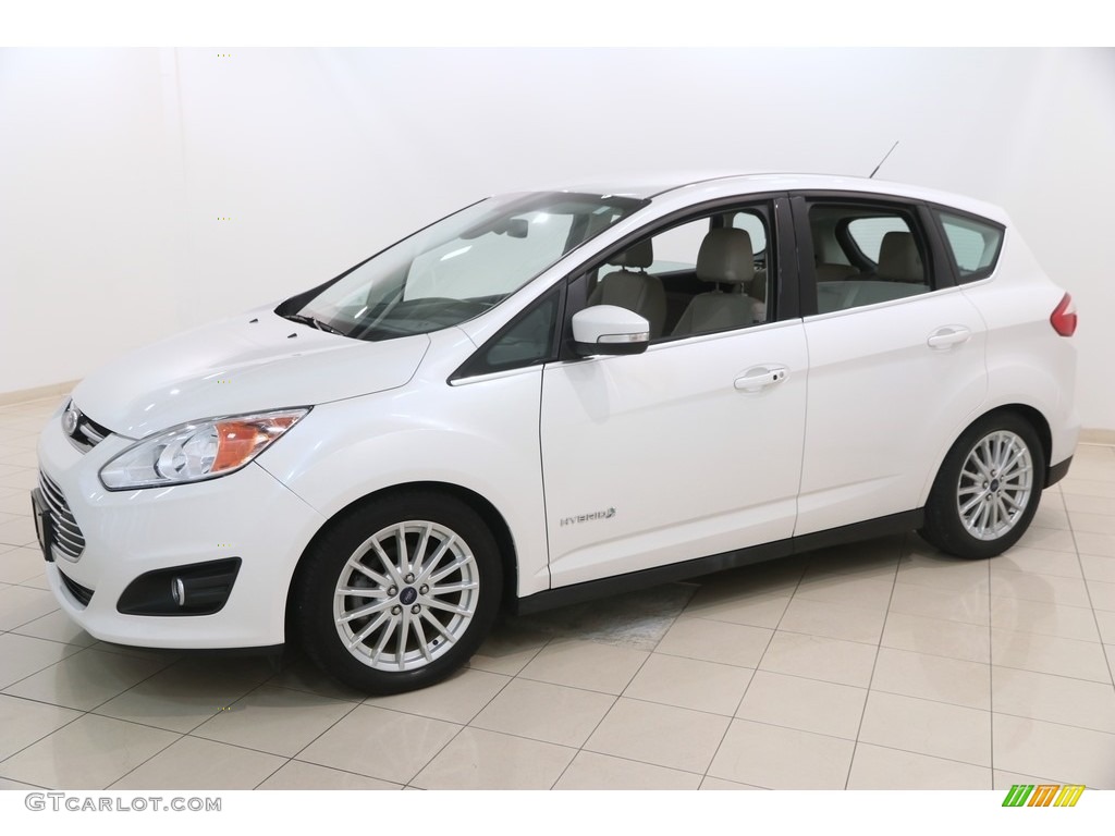 2013 C-Max Hybrid SEL - White Platinum / Medium Light Stone photo #3