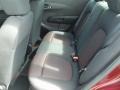 2018 Chevrolet Sonic Jet Black Interior Rear Seat Photo