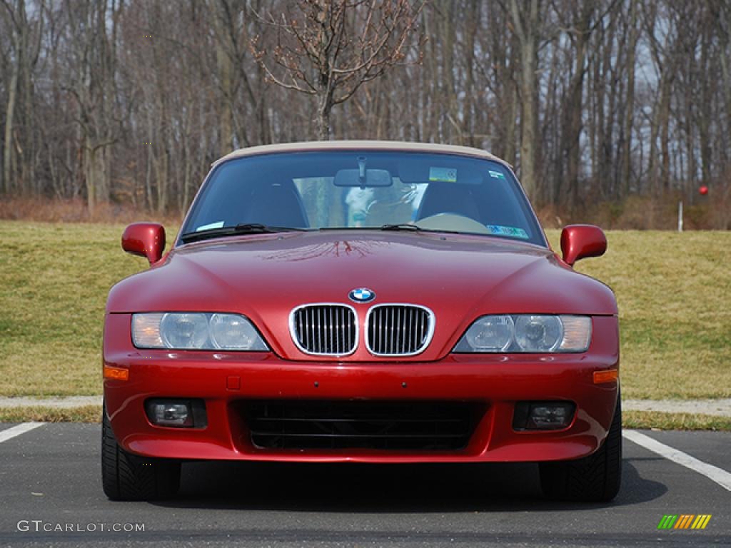 2001 Z3 2.5i Roadster - Siena Red Metallic / Beige photo #24