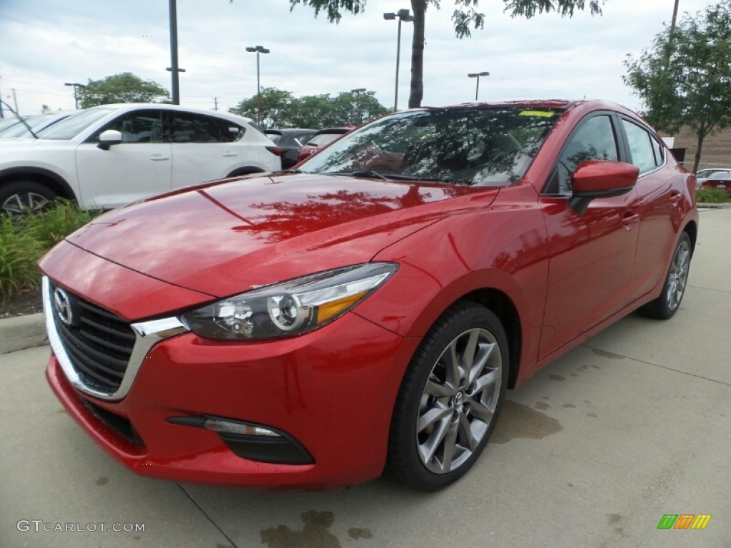 2018 MAZDA3 Touring 4 Door - Soul Red Metallic / Black photo #1