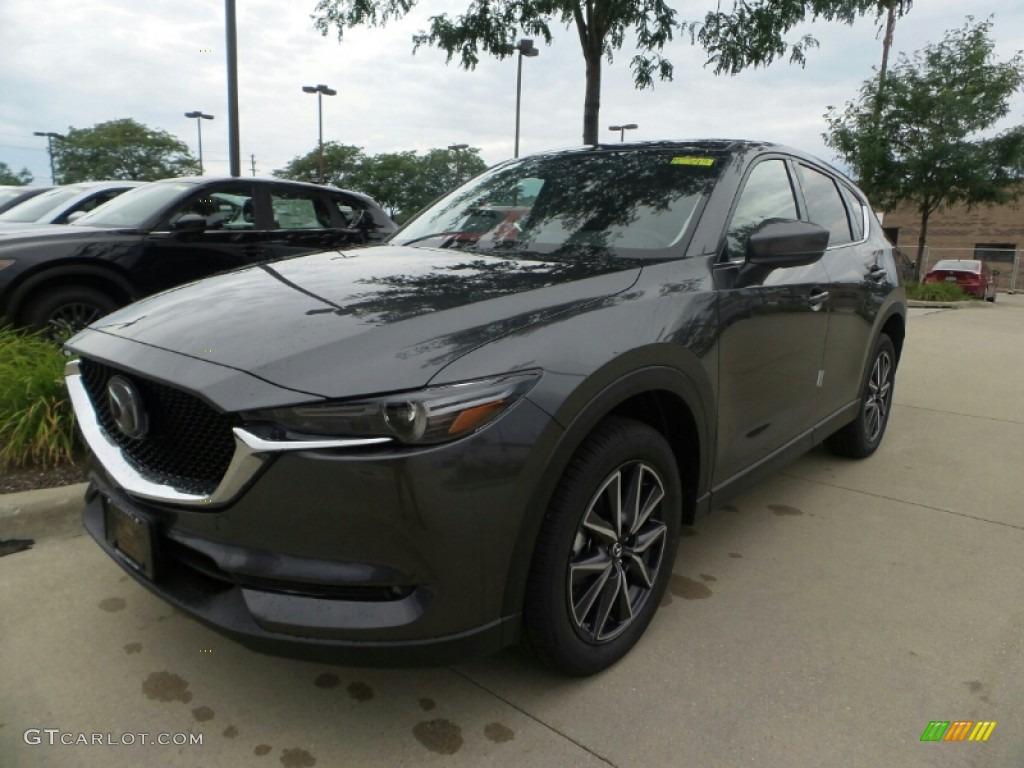 2018 CX-5 Grand Touring AWD - Machine Gray Metallic / Black photo #1
