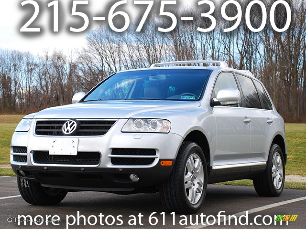 2005 Touareg V8 - Reflex Silver Metallic / Kristal Grey photo #1