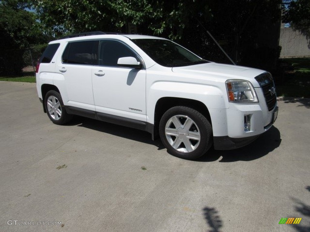 2011 Terrain SLT - Olympic White / Jet Black photo #1