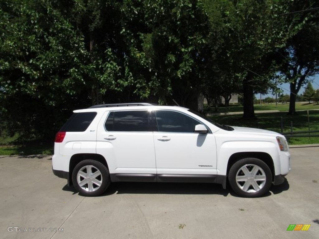 2011 Terrain SLT - Olympic White / Jet Black photo #2