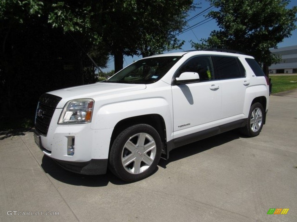 2011 Terrain SLT - Olympic White / Jet Black photo #8