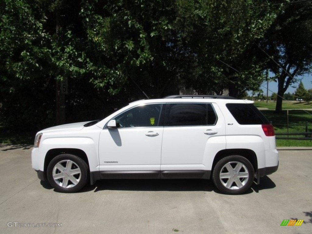 2011 Terrain SLT - Olympic White / Jet Black photo #9