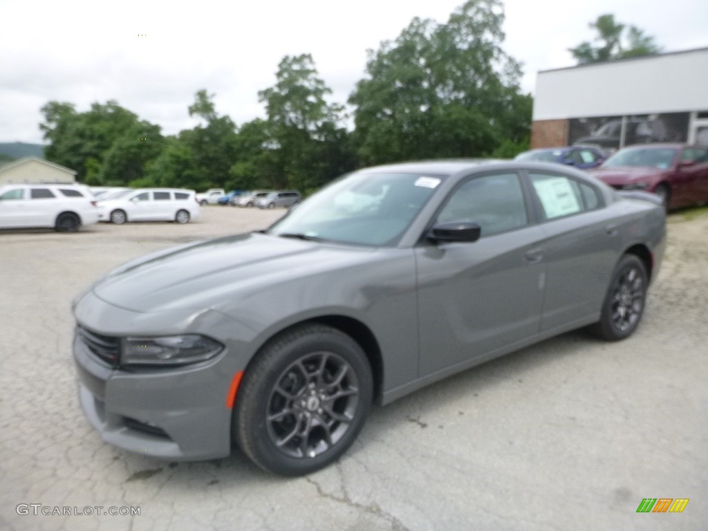 2018 Charger GT AWD - Destroyer Gray / Black photo #1