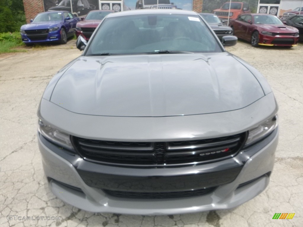 2018 Charger GT AWD - Destroyer Gray / Black photo #8