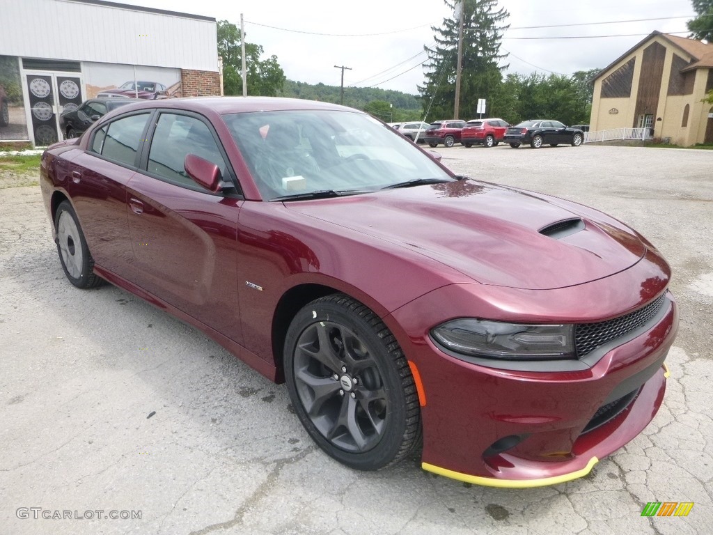 2018 Charger R/T - Octane Red Pearl / Black photo #7