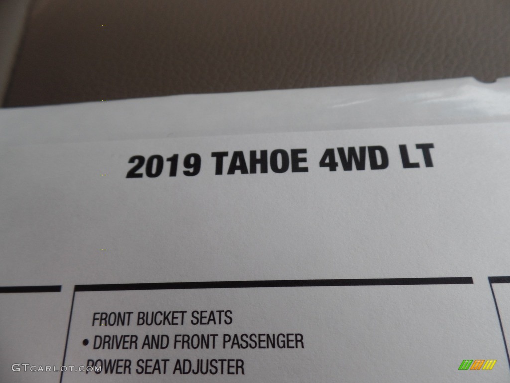 2019 Tahoe LT 4WD - Blue Velvet Metallic / Cocoa/Dune photo #60