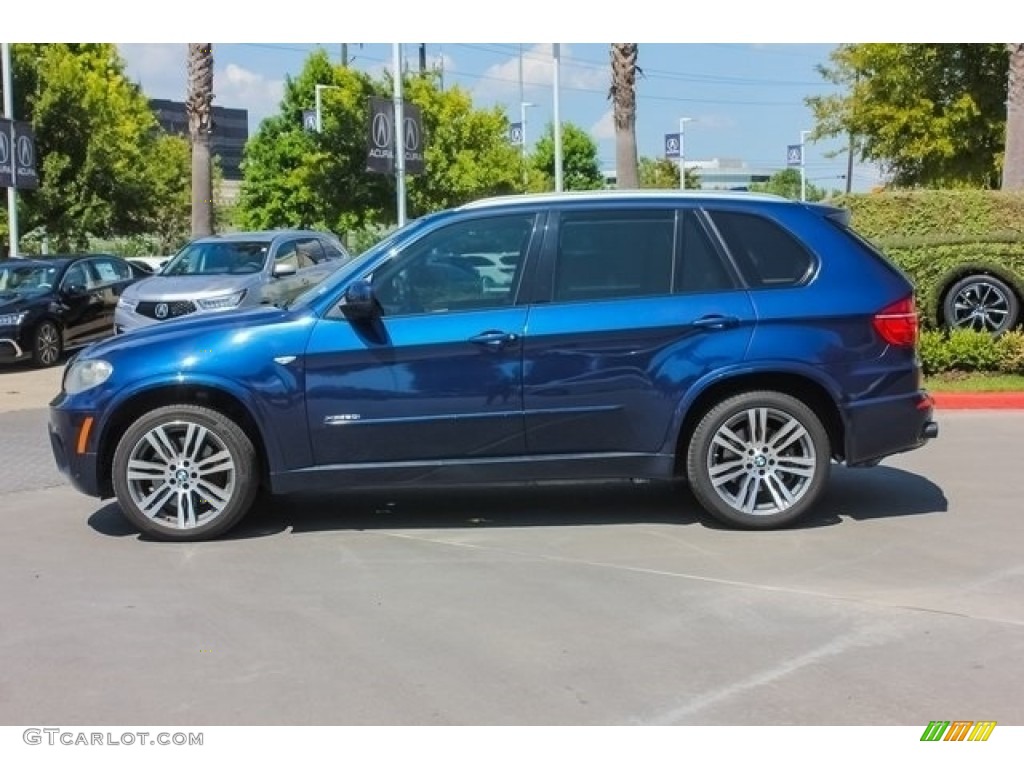 2011 X5 xDrive 50i - Deep Sea Blue Metallic / Sand Beige photo #4
