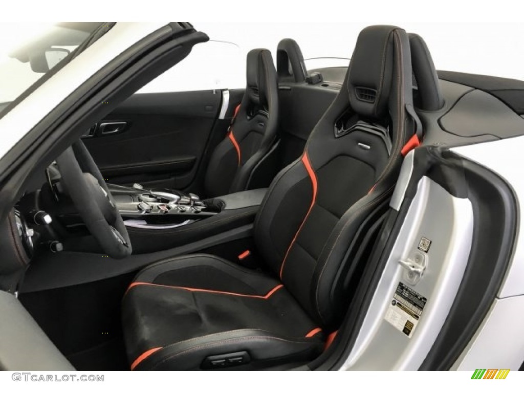 Black w/Dinamica Interior 2018 Mercedes-Benz AMG GT C Roadster Photo #128654299