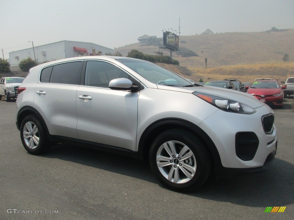 2018 Sportage LX - Sparkling Silver / Black photo #1