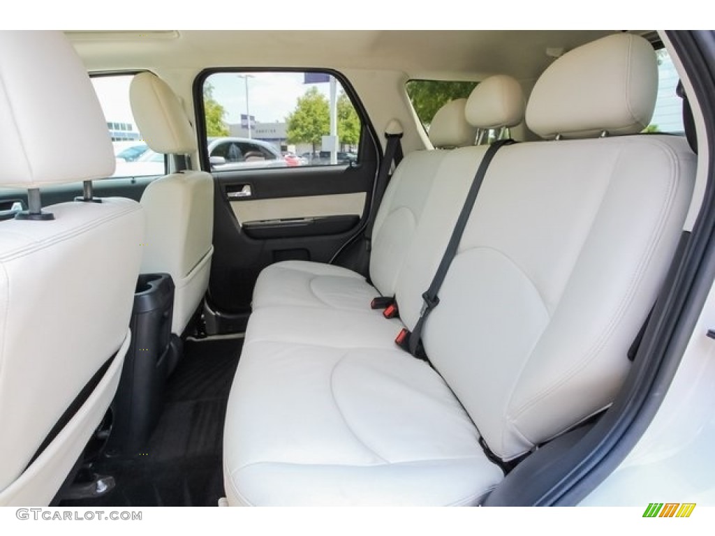 2009 Mariner Premier V6 - White Suede / Cashmere Leather/Charcoal Black photo #21