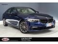 Mediterranean Blue Metallic 2018 BMW 5 Series 540i Sedan