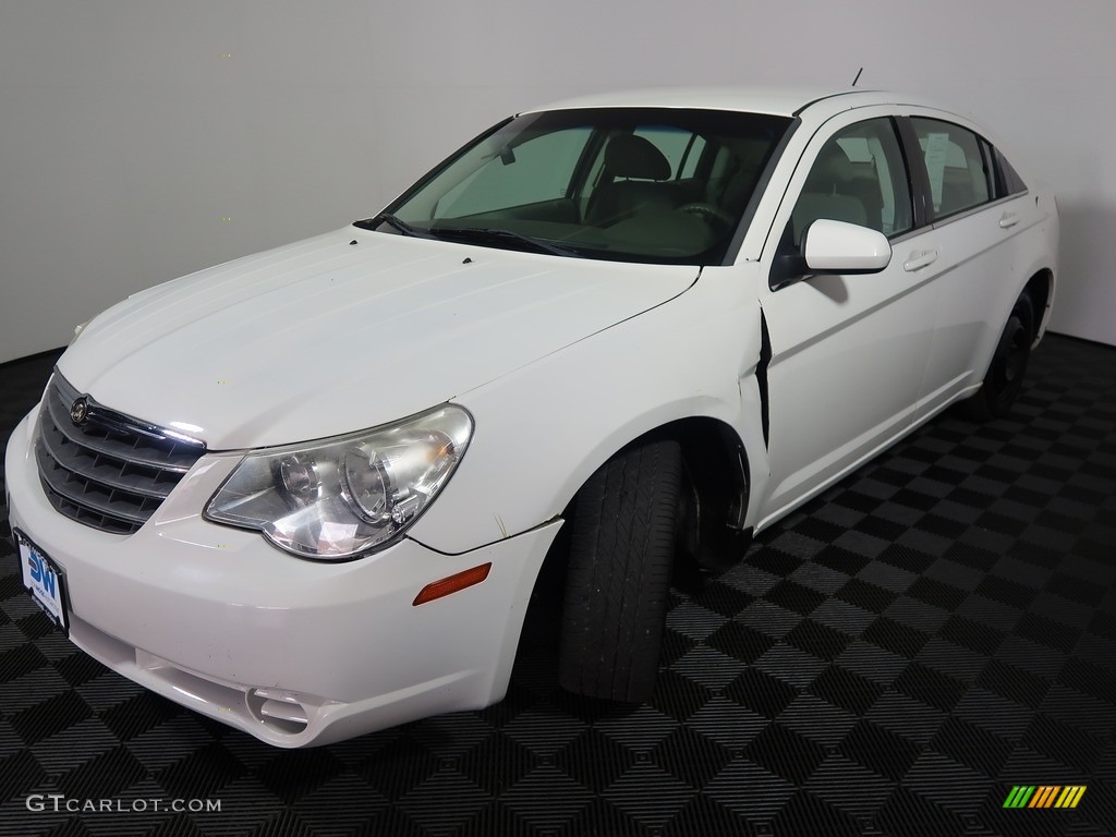 2008 Sebring Touring Sedan - Stone White / Dark Khaki/Light Graystone photo #6