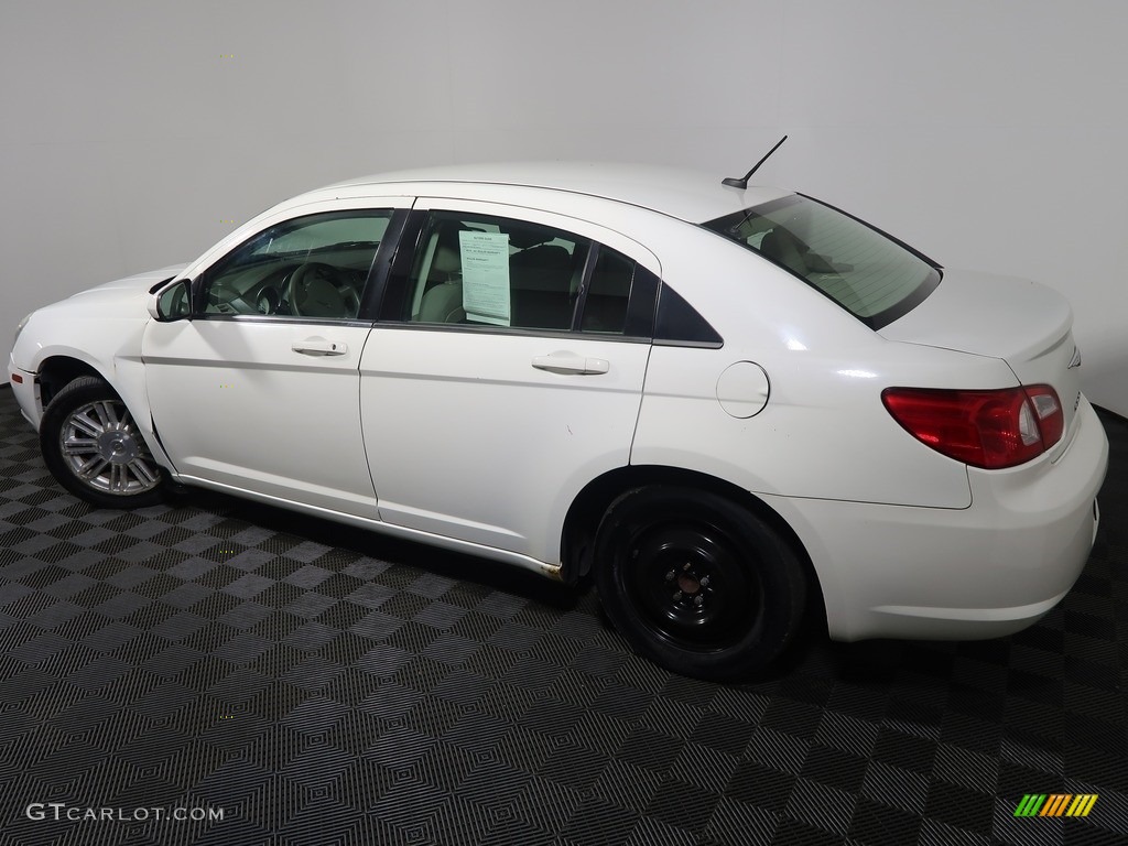 2008 Sebring Touring Sedan - Stone White / Dark Khaki/Light Graystone photo #8