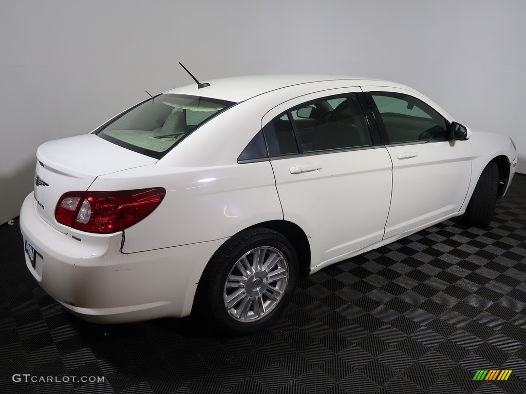 2008 Sebring Touring Sedan - Stone White / Dark Khaki/Light Graystone photo #12