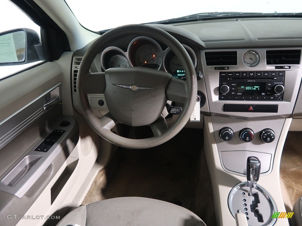 2008 Sebring Touring Sedan - Stone White / Dark Khaki/Light Graystone photo #13