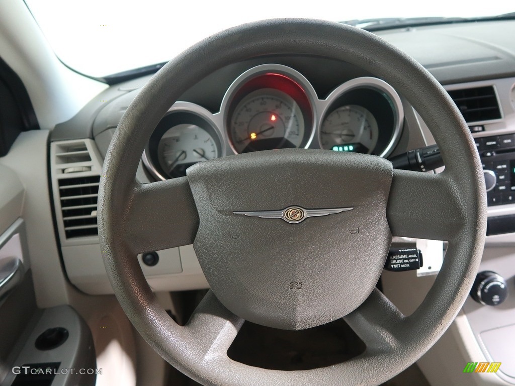2008 Sebring Touring Sedan - Stone White / Dark Khaki/Light Graystone photo #14