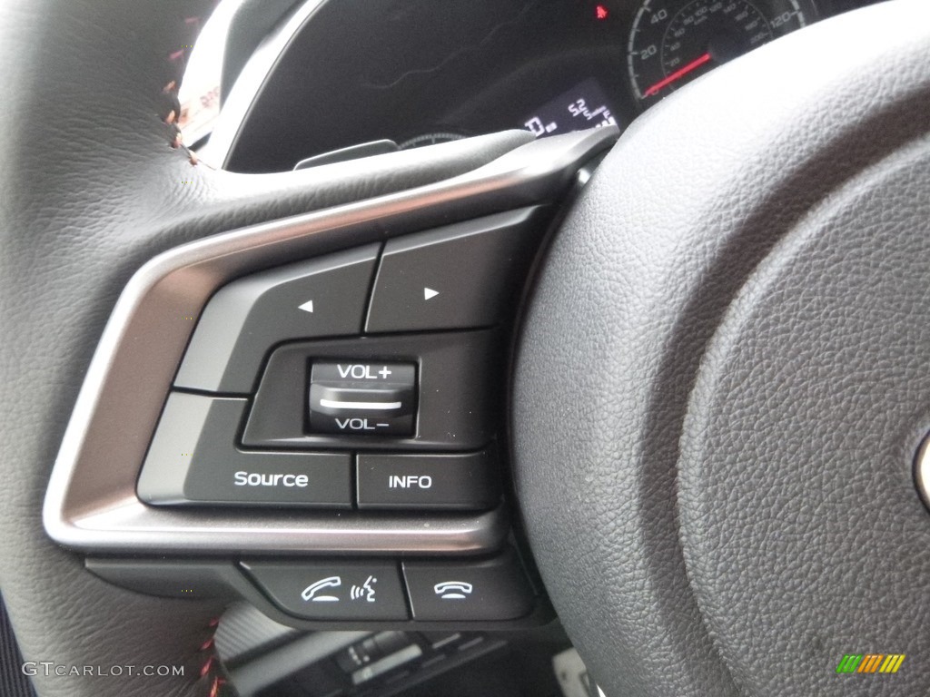 2019 Subaru Crosstrek 2.0i Premium Gray Steering Wheel Photo #128658196
