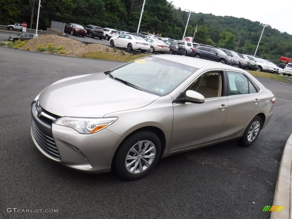2015 Camry LE - Creme Brulee Mica / Almond photo #1