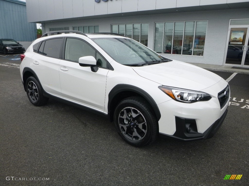 2019 Crosstrek 2.0i Premium - Crystal White Pearl / Gray photo #1