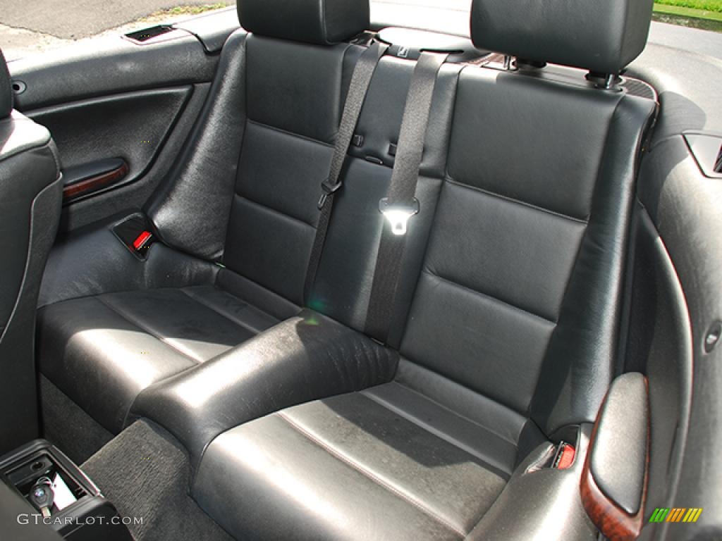 2004 3 Series 330i Convertible - Jet Black / Black photo #6