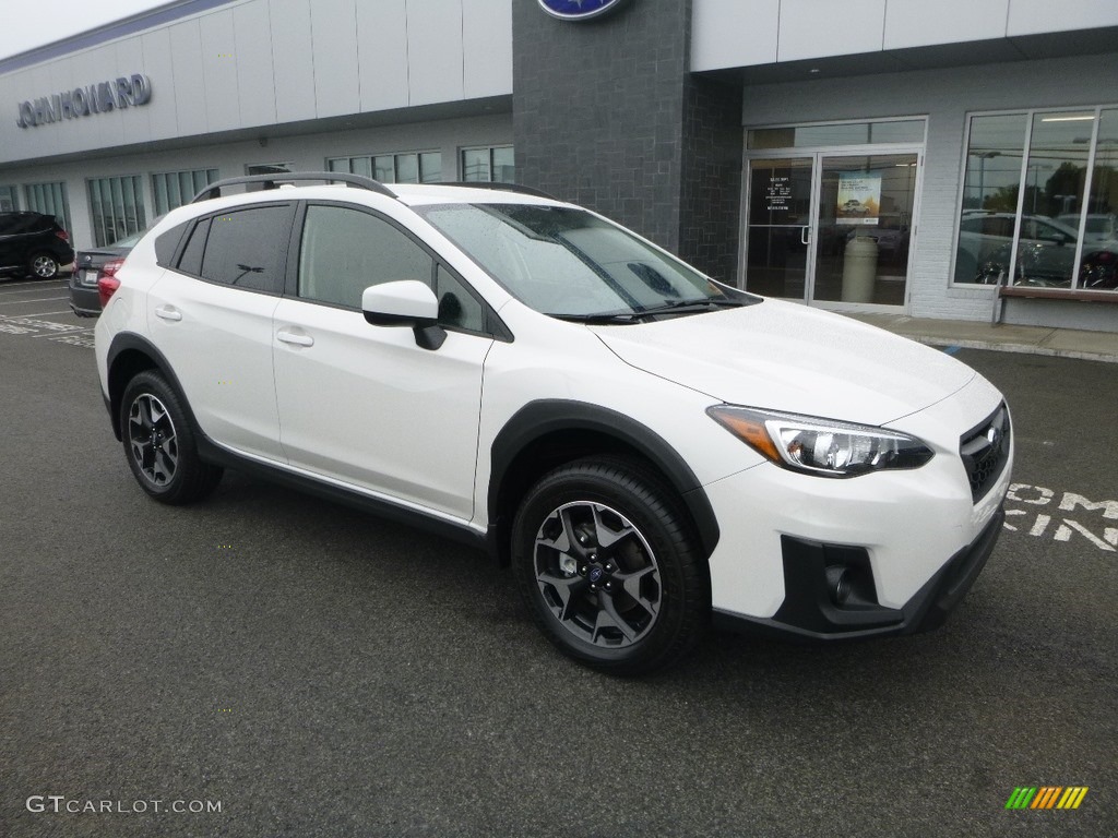 2019 Crosstrek 2.0i Premium - Crystal White Pearl / Black photo #1