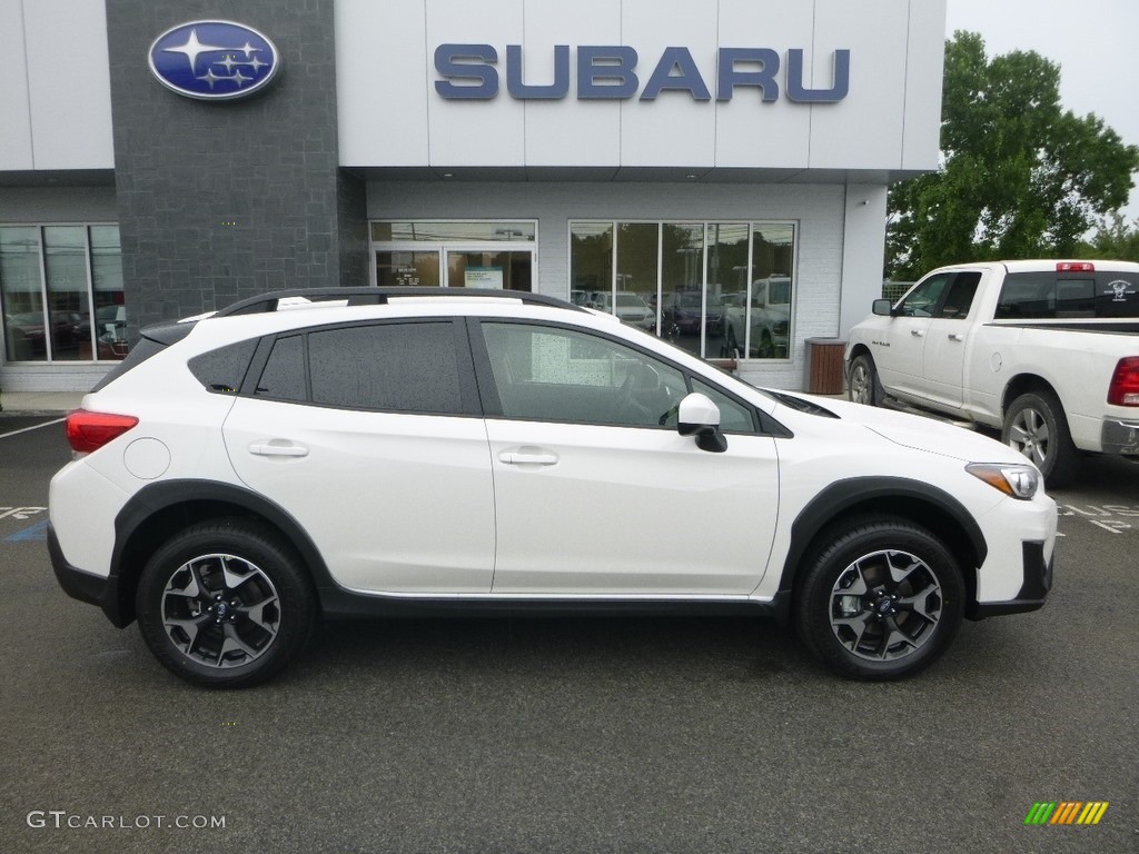 Crystal White Pearl 2019 Subaru Crosstrek 2.0i Premium Exterior Photo #128659126