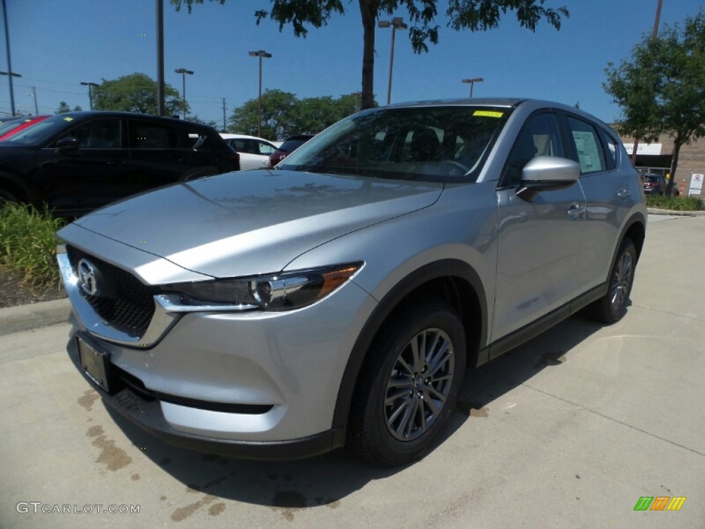 2018 CX-5 Sport AWD - Sonic Silver Metallic / Black photo #1