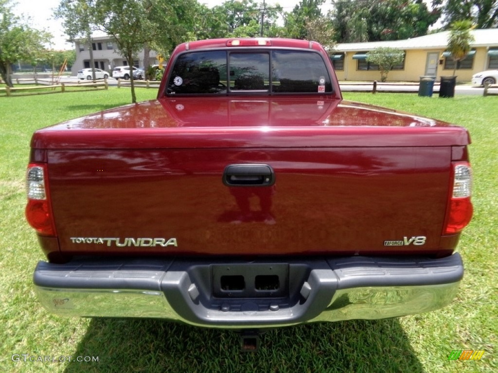 2005 Tundra SR5 Access Cab - Salsa Red Pearl / Light Charcoal photo #7